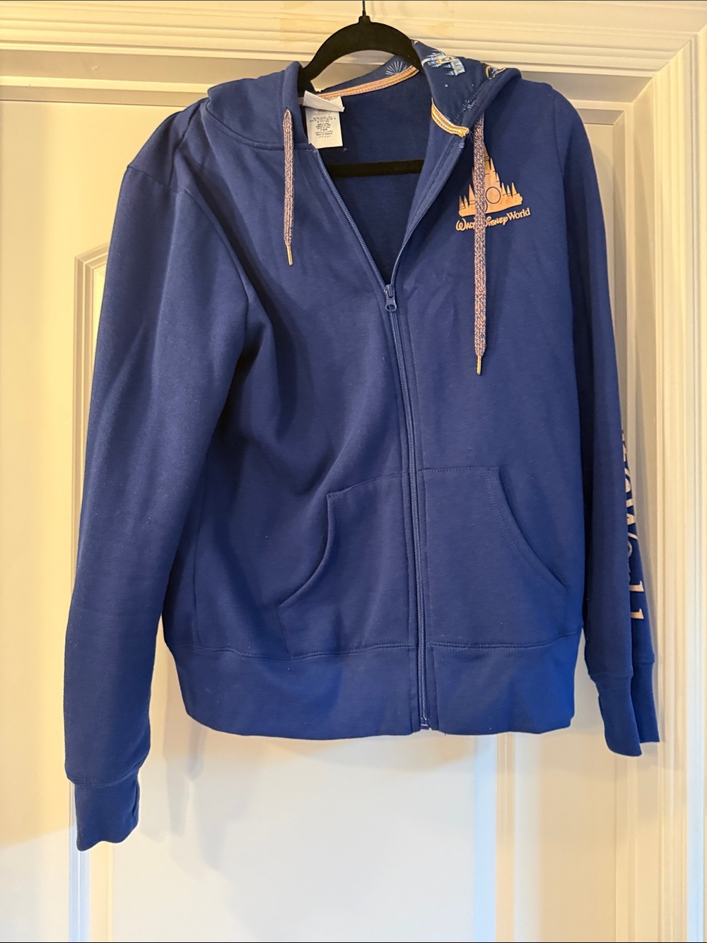 Disney 50th anniversary Blue Zip-Up Hoodie Jacket
